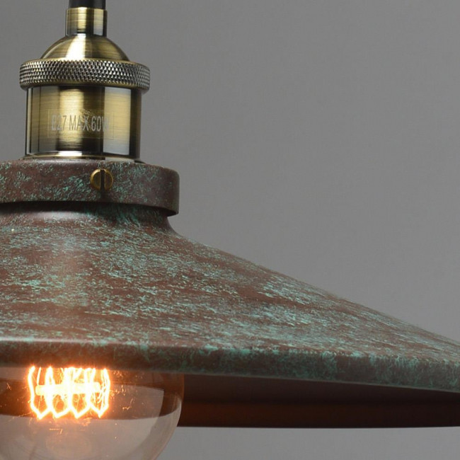 Φωτιστικό Μονόφωτο Ε27 Σκουριά Hippolyte KS1288P361RT ACA LIGHTING