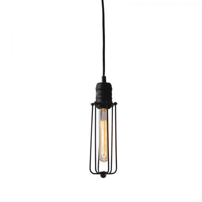 Φωτιστικό Μονόφωτο Ε27 Μαύρο Maya KS1342P81BK ACA LIGHTING