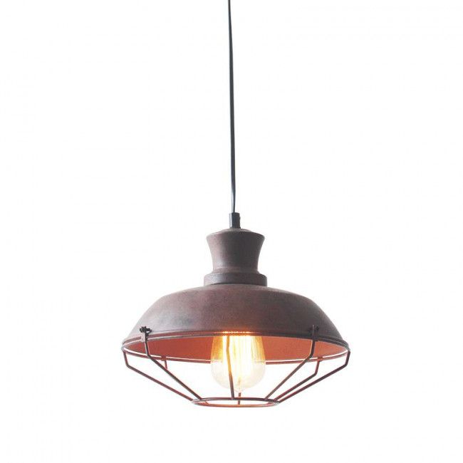Φωτιστικό Μονόφωτο Ε27 Σκουριά Angela KS1463P1RT ACA LIGHTING