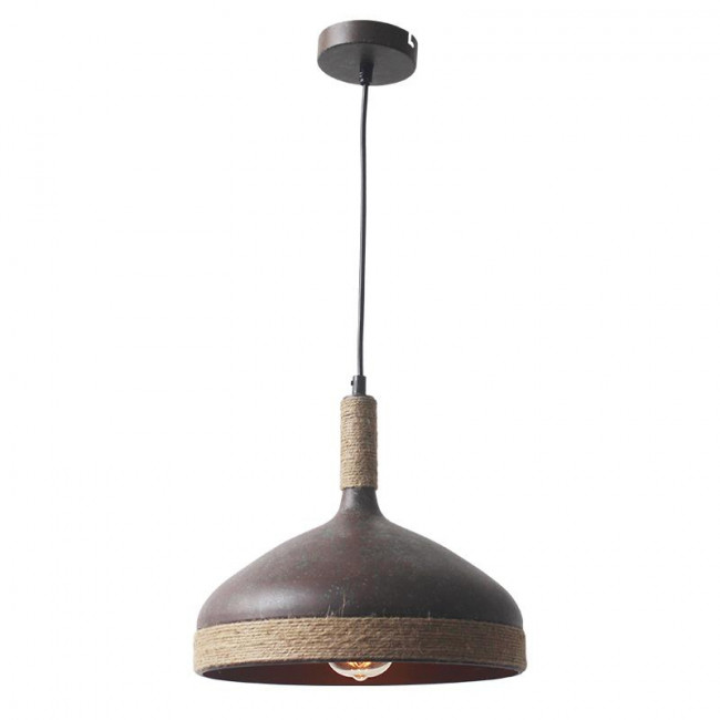 Φωτιστικό Μονόφωτο Ε27 Σκουριά Και Μπεζ Cottage KS182630RR ACA LIGHTING
