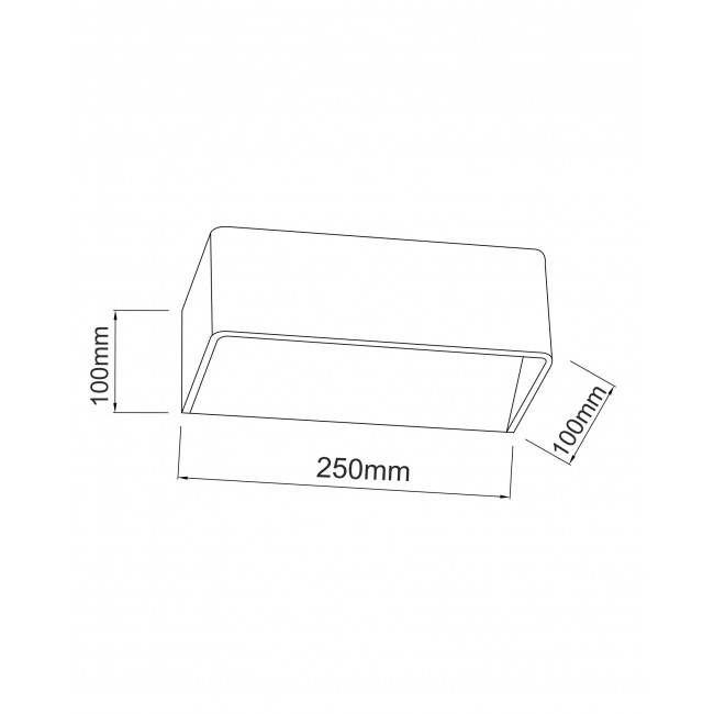 Απλίκα LED 6W 4000K Λευκό L350374L ACA LIGHTING
