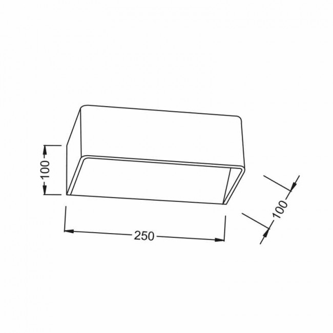 Απλίκα LED 3W 3000K Μαύρο L35037LBK ACA LIGHTING