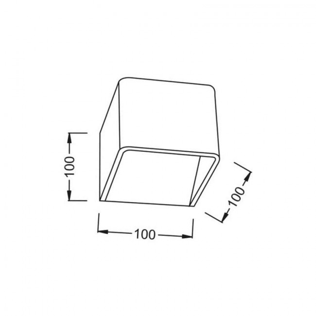 Απλίκα LED 3W 3000K Σκούρο Ξύλο L35037WD ACA LIGHTING