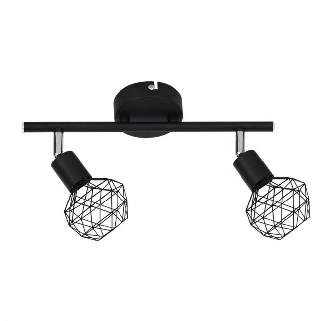 Σποτ Οροφής Δίφωτο E14 Μαύρο Aladdin MC15612B ACA LIGHTING