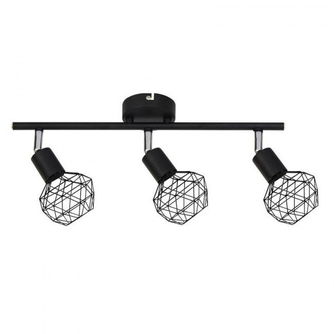 Σποτ Οροφής Τρίφωτο E14 Μαύρο Aladdin MC15613B ACA LIGHTING