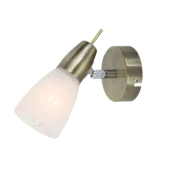 Σποτ Επίτοιχο E14 Μπρονζέ Και Λευκό Kamet MC542GAB ACA LIGHTING