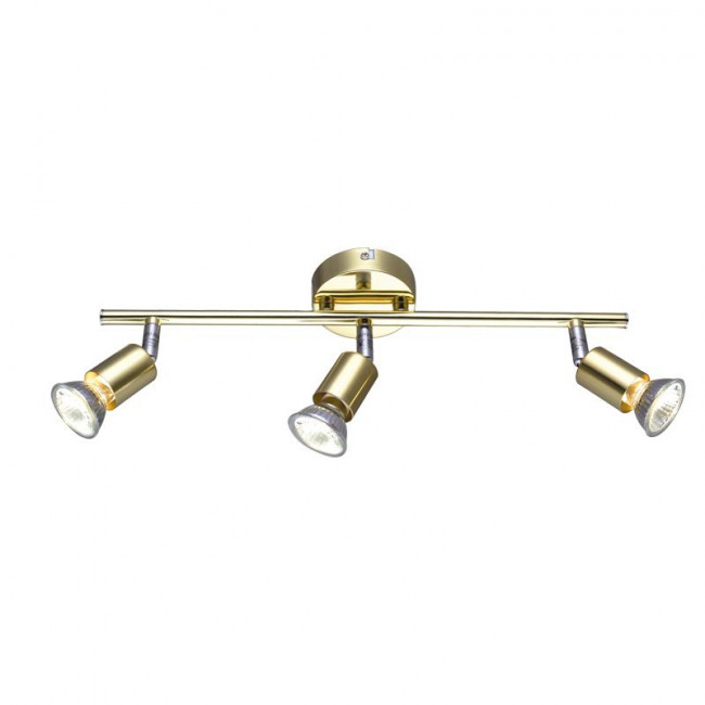 Σποτ Οροφής Τρίφωτο GU10 Ορείχαλκος Trinity MC634PB3 ACA LIGHTING