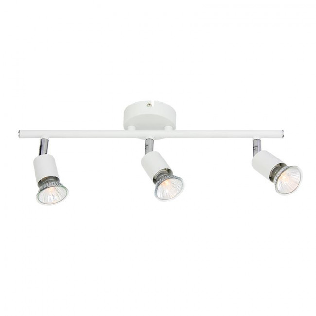 Σποτ Οροφής Τρίφωτο GU10 Λευκό Trinity MC634WH3 ACA LIGHTING