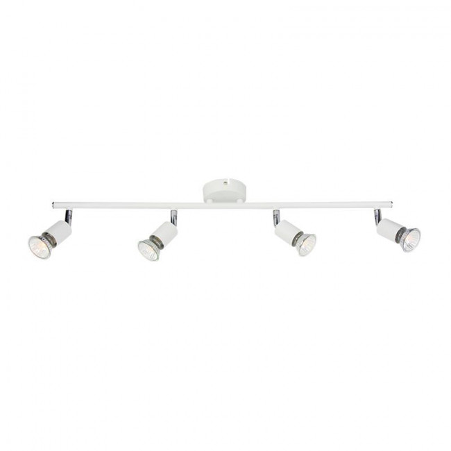 Σποτ Οροφής Τετράφωτο GU10 Λευκό Trinity MC634WH4 ACA LIGHTING
