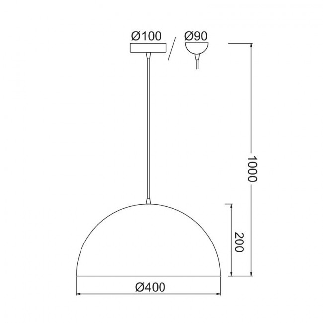 Φωτιστικό Μονόφωτο E27 Λευκό Melina OD5391MW ACA LIGHTING
