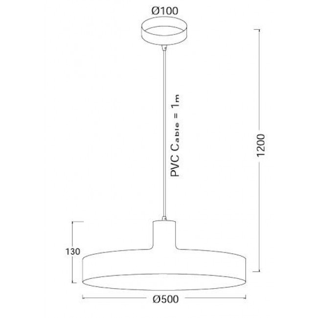 Φωτιστικό Μονόφωτο Ε27 Λευκό Domenica OD5392MWH ACA LIGHTING
