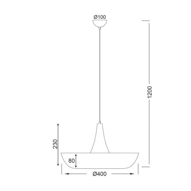 Φωτιστικό Μονόφωτο Ε27 Μαύρο Sobrero OD5435BK ACA LIGHTING