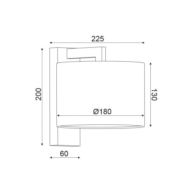 Απλίκα E27 Καφέ Και Μπεζ Circe OD5612WD ACA LIGHTING