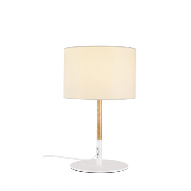 Πορτατίφ Ε27 Λευκό Και Καφέ Yasmine OD6508TWH ACA LIGHTING