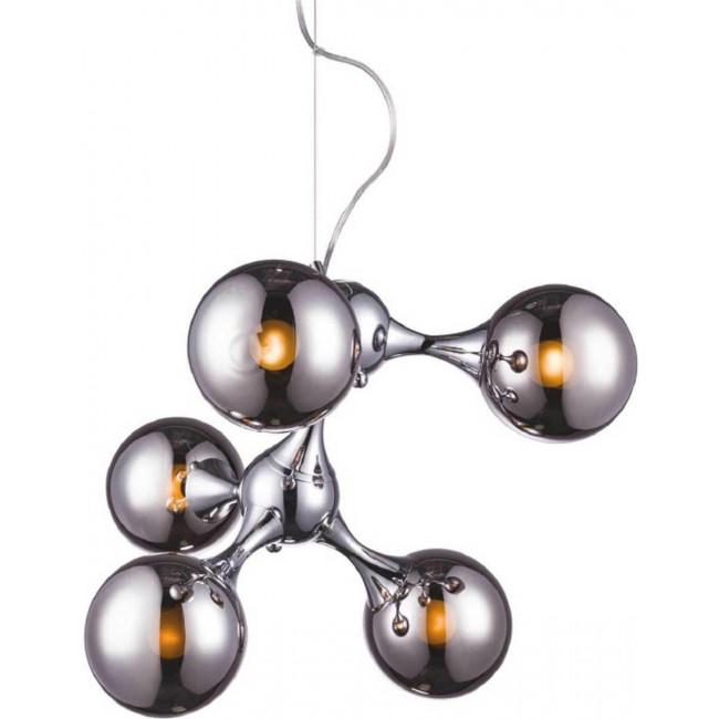 Φωτιστικό Πεντάφωτο E14 Χρώμιο Atom OYD60705CH ACA LIGHTING