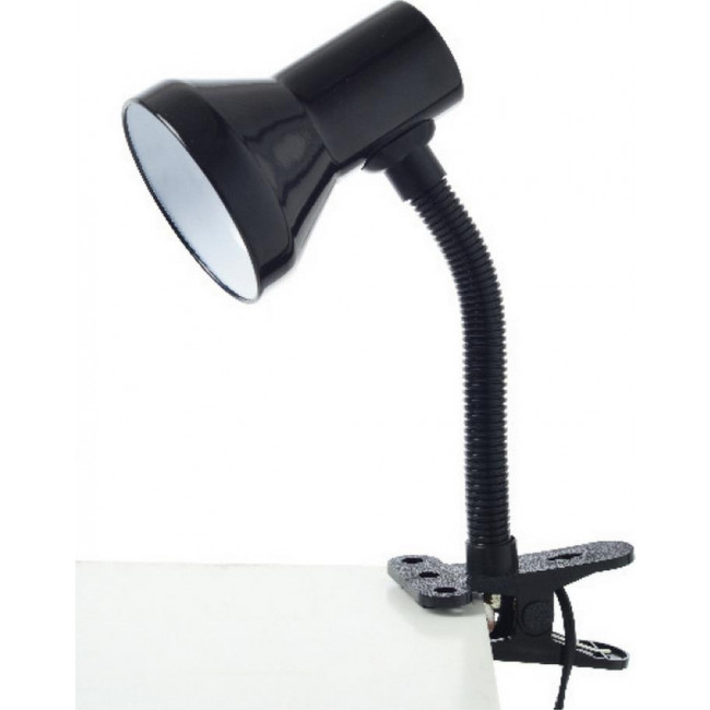 Φωτιστικό Γραφείου E27 Μαύρο Με Τσιμπίδα SF021B ACA LIGHTING