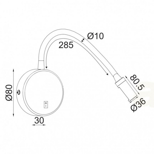 Σποτ Επίτοιχο LED 3W 3200K Λευκό SF126LEDSW ACA LIGHTING