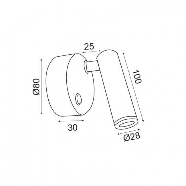 Σποτ Επίτοιχο LED 3W 4000K Χρώμιο SF151AMA ACA LIGHTING