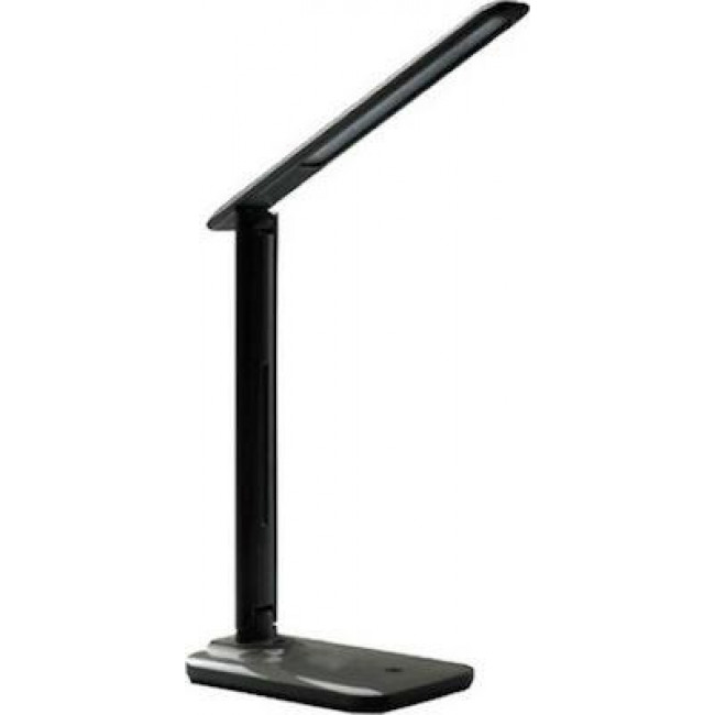 Φωτιστικό Γραφείου LED 5W Μαύρο Με USB Και Wireless Φορτιστή SF27LEDBK ACA LIGHTING