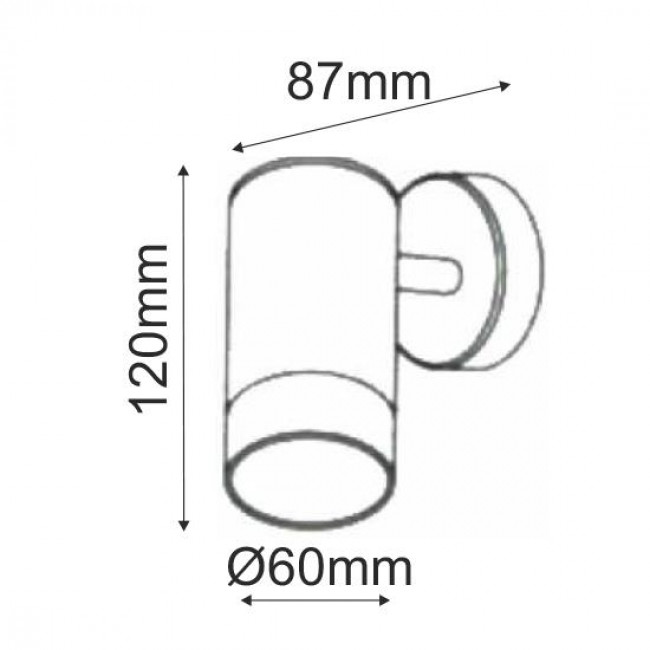 Σποτ Επίτοιχο GU10 Λευκό SL7032W ACA LIGHTING