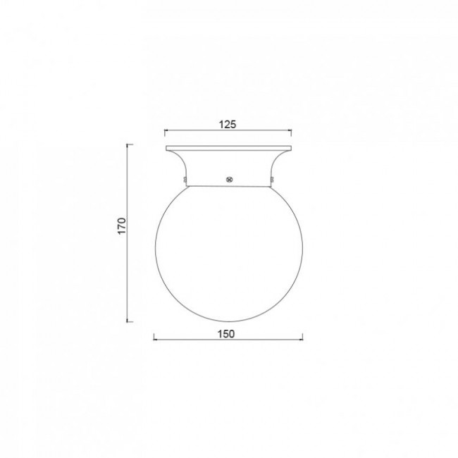 Φωτιστικό Μονόφωτο E27 Λευκό SU0608WW ACA LIGHTING