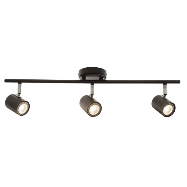 Σποτ Οροφής Τρίφωτο GU10 Μαύρο Orfeas SUH1893TB ACA LIGHTING