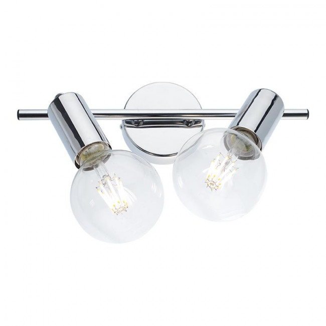 Σποτ Επίτοιχο Δίφωτο E27 Χρώμιο SUT1912TC ACA LIGHTING