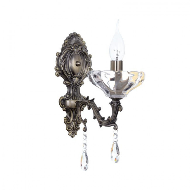 Απλίκα E14 Μπρονζέ και Διάφανο Sarto TNK854531W ACA LIGHTING