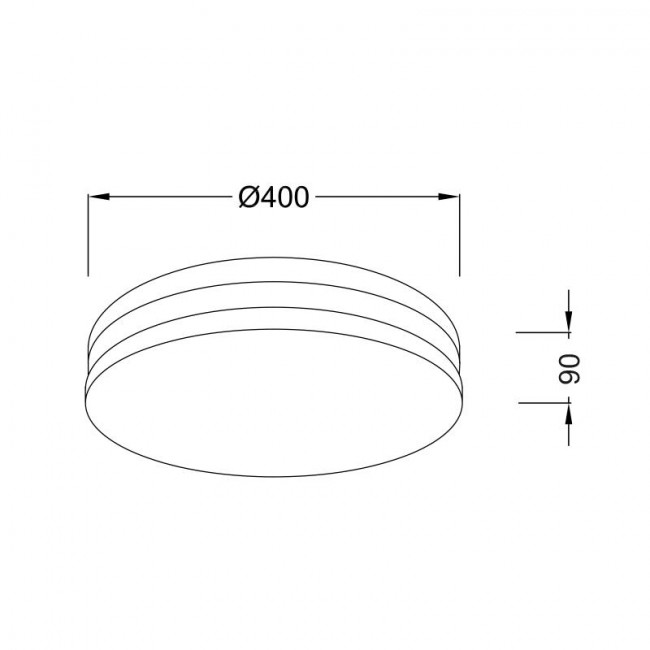 Πλαφονιέρα E27 Λευκό Και Χρώμιο Gozo V284913C40CH ACA LIGHTING