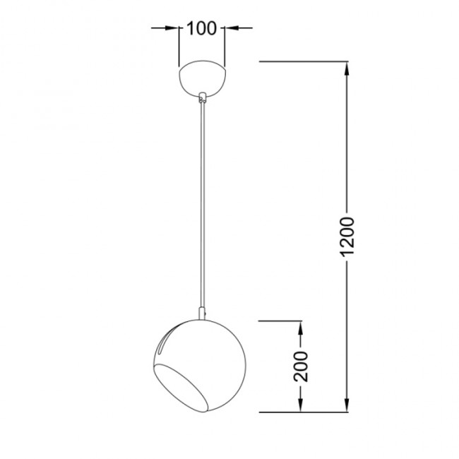 Φωτιστικό Μονόφωτο Ε27 Μαύρο Hosta V36037BK ACA LIGHTING