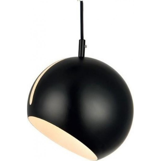 Φωτιστικό Μονόφωτο Ε27 Μαύρο Hosta V36037BK ACA LIGHTING