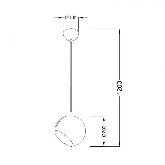 Φωτιστικό Μονόφωτο Ε27 Χρώμιο Hosta V36037CH ACA LIGHTING