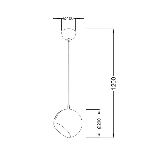 Φωτιστικό Μονόφωτο Ε27 Λευκό Hosta V36037WH ACA LIGHTING