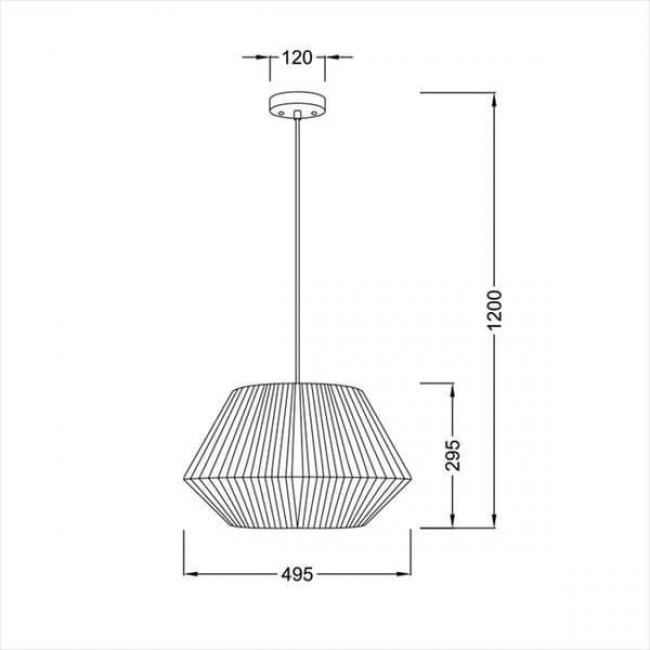 Φωτιστικό Μονόφωτο Ε27 Λευκό Peru V36320 ACA LIGHTING