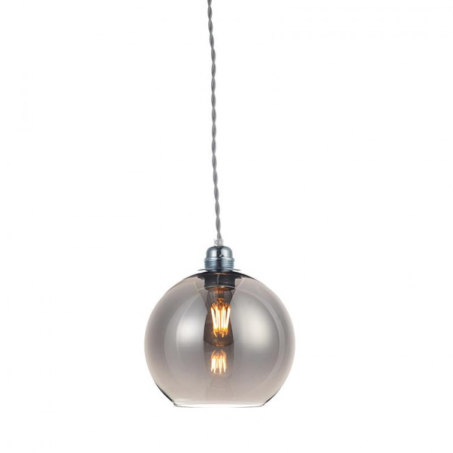 Φωτιστικό Μονόφωτο Ε27 Ασημί Και Φυμέ Pythia V3643320GY ACA LIGHTING