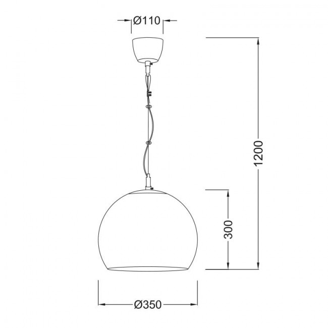 Φωτιστικό Μονόφωτο E27 Λευκό Luna V9027C ACA LIGHTING
