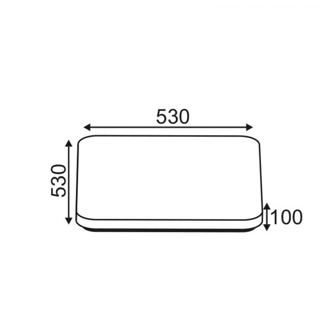 Πλαφονιέρα LED 60W 4000K Λευκό Ipatia Z6040S ACA LIGHTING