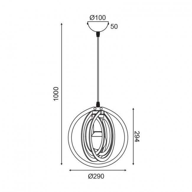 Φωτιστικό Μονόφωτο Ε27 Γκρι Και Χρυσό ZM391P29WDL ACA LIGHTING