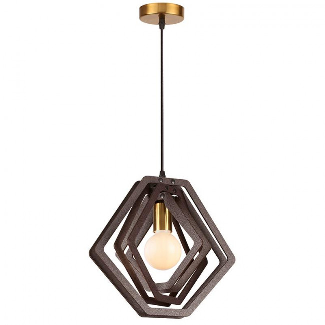Φωτιστικό Μονόφωτο Ε27 Καφέ Και Χρυσό ZM391P34WDL ACA LIGHTING