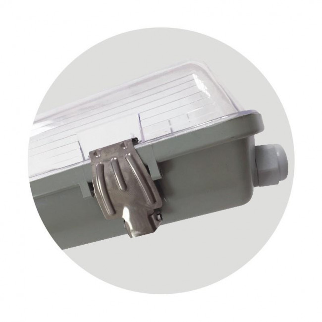 Φωτιστικό Οροφής Για 2 Λάμπες LED 120cm Ενός ή Δύο Άκρων IP65 ATLAS ELECTROM