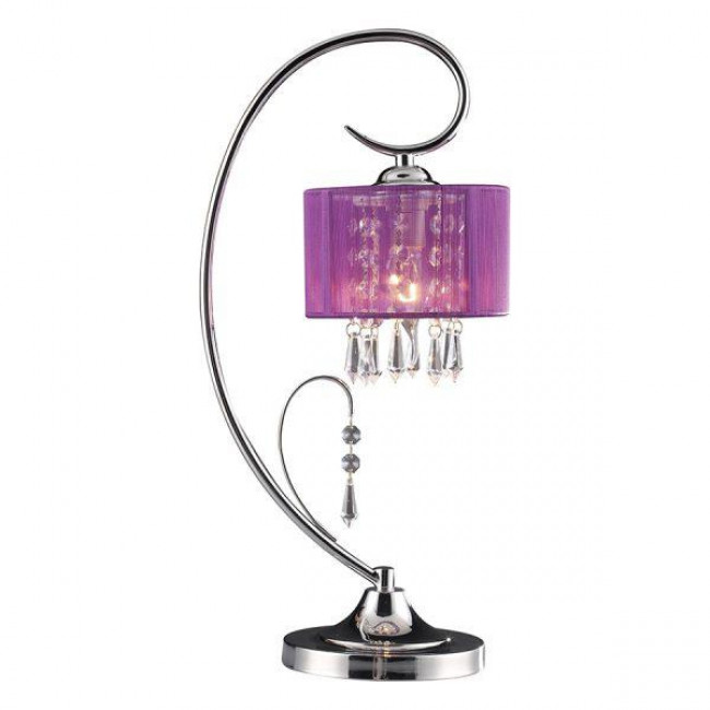 Πορτατίφ E14 Χρώμιο Και Μωβ 3005-1T-P SUN LIGHT