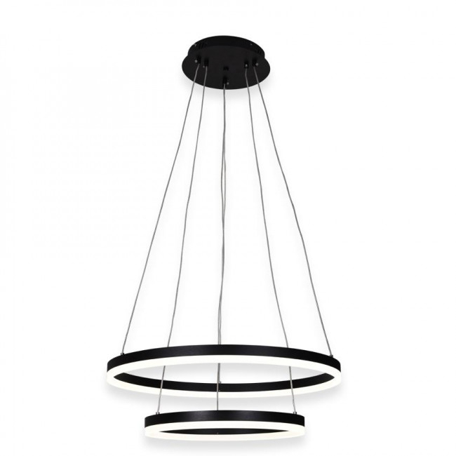 Φωτιστικό LED 62W 3000k-6000k Μαύρο D88059/2-BK SUN LIGHT