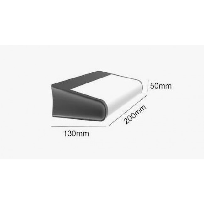 Απλίκα LED 13W 3000k Ανθρακί GL16105 SUNLIGHT