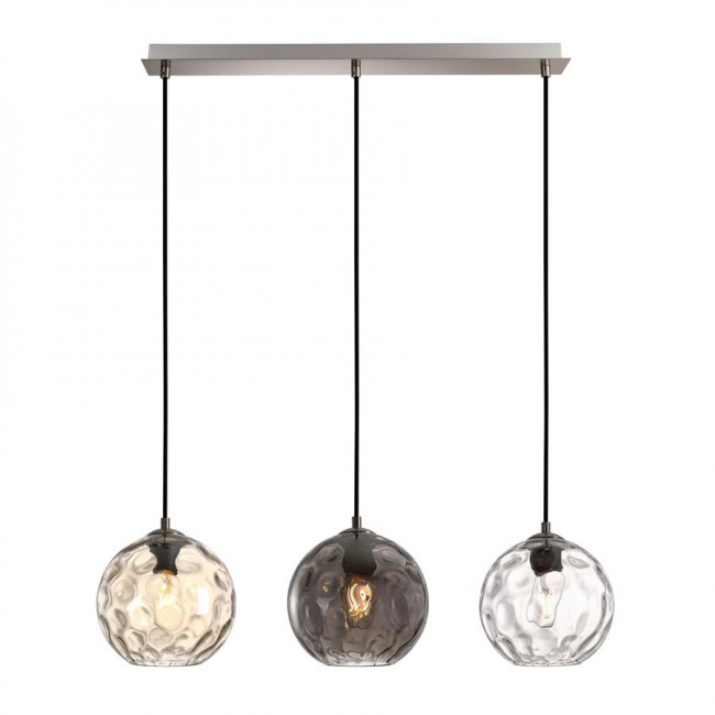 Φωτιστικό Τρίφωτο E27 Νίκελ PARLIA-3S-CR SUN LIGHT