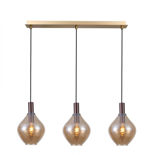 Φωτιστικό Τρίφωτο E27 ΟΞΥΝΤΕ PEAR-3S-CO SUN LIGHT