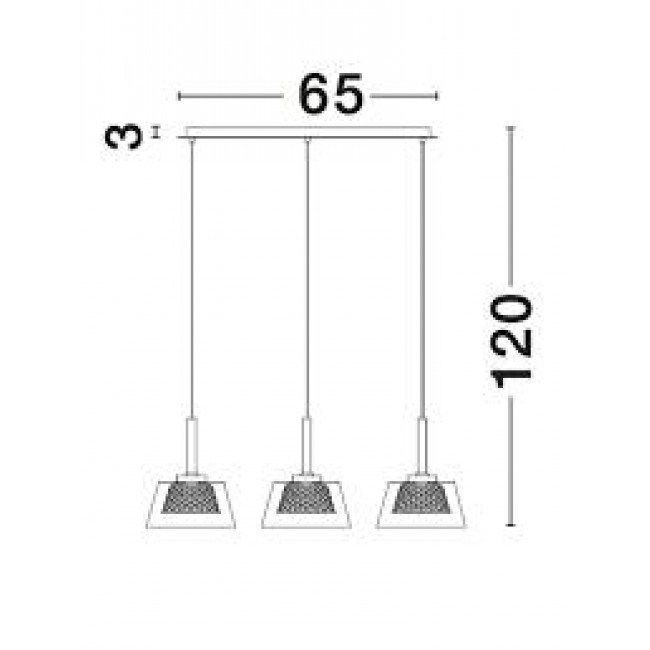 Φωτιστικό Τρίφωτο G9 Χρώμιο Boccale 1300301303 NOVA LUCE