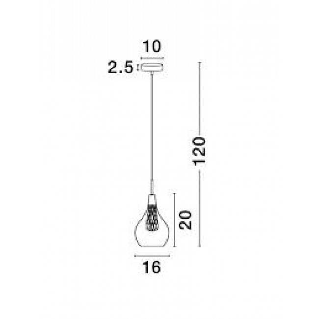 Φωτιστικό Μονόφωτο G9 Χρώμιο Filo 1500202811 NOVA LUCE