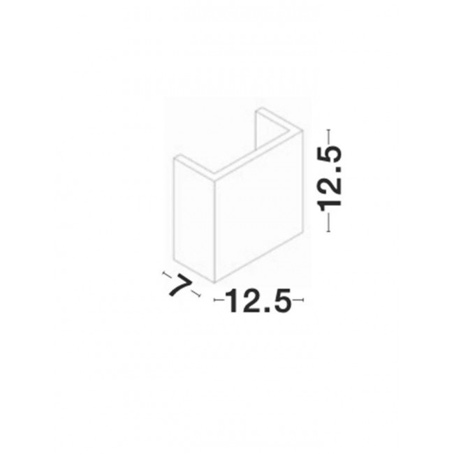 Απλίκα G9 Λευκό Γύψος Sandro 41667801 NOVA LUCE