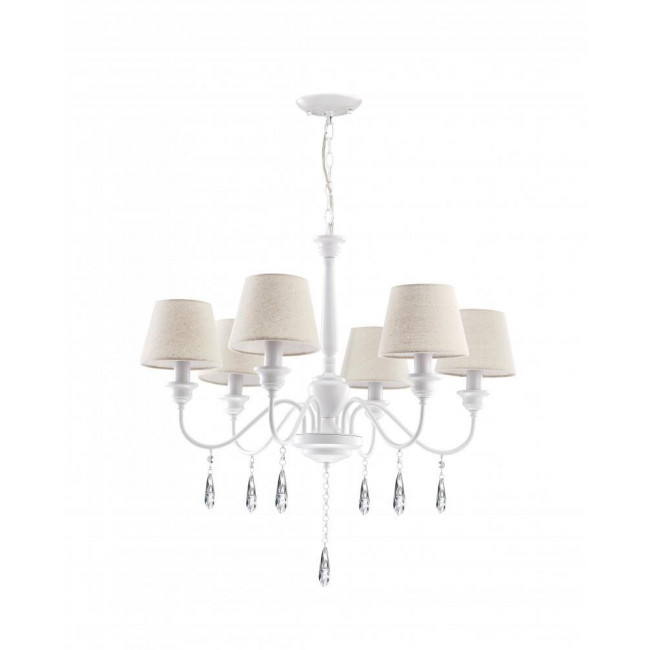 Φωτιστικό Εξάφωτο Ε14 Λευκό Elegant 5157202 NOVA LUCE