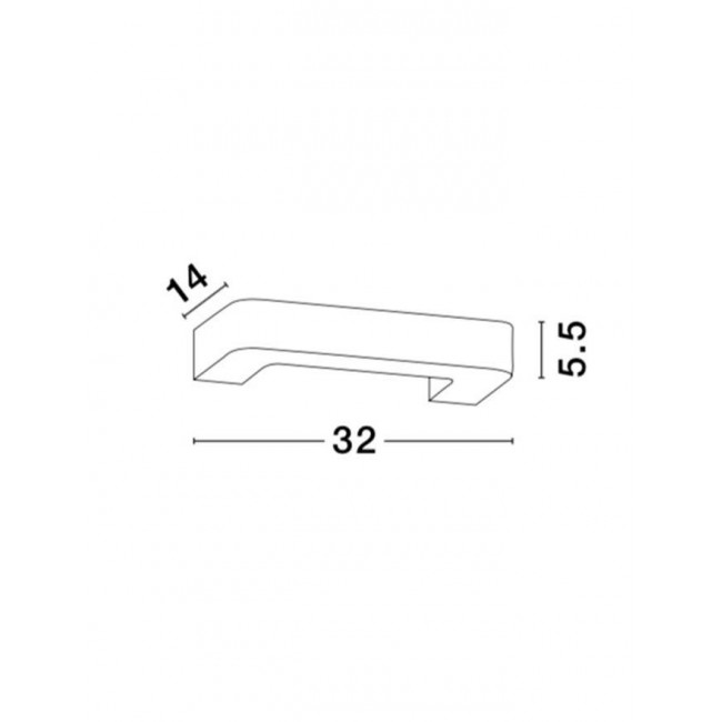Απλίκα G9 Λευκό Γύψος Renata 51686001 NOVA LUCE